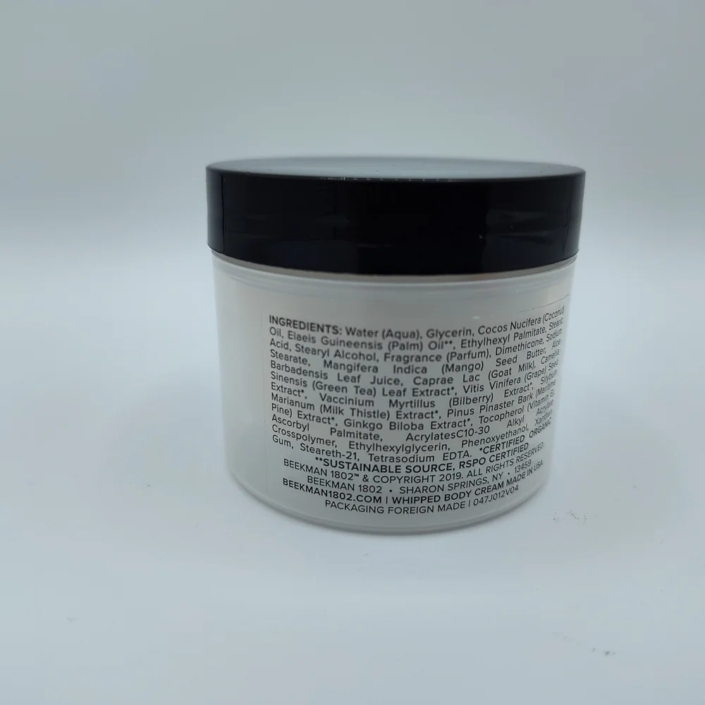 Beekman 1802 Honey & Orange Blossom Whipped Body Cream 🍯 2oz NIB SEALED